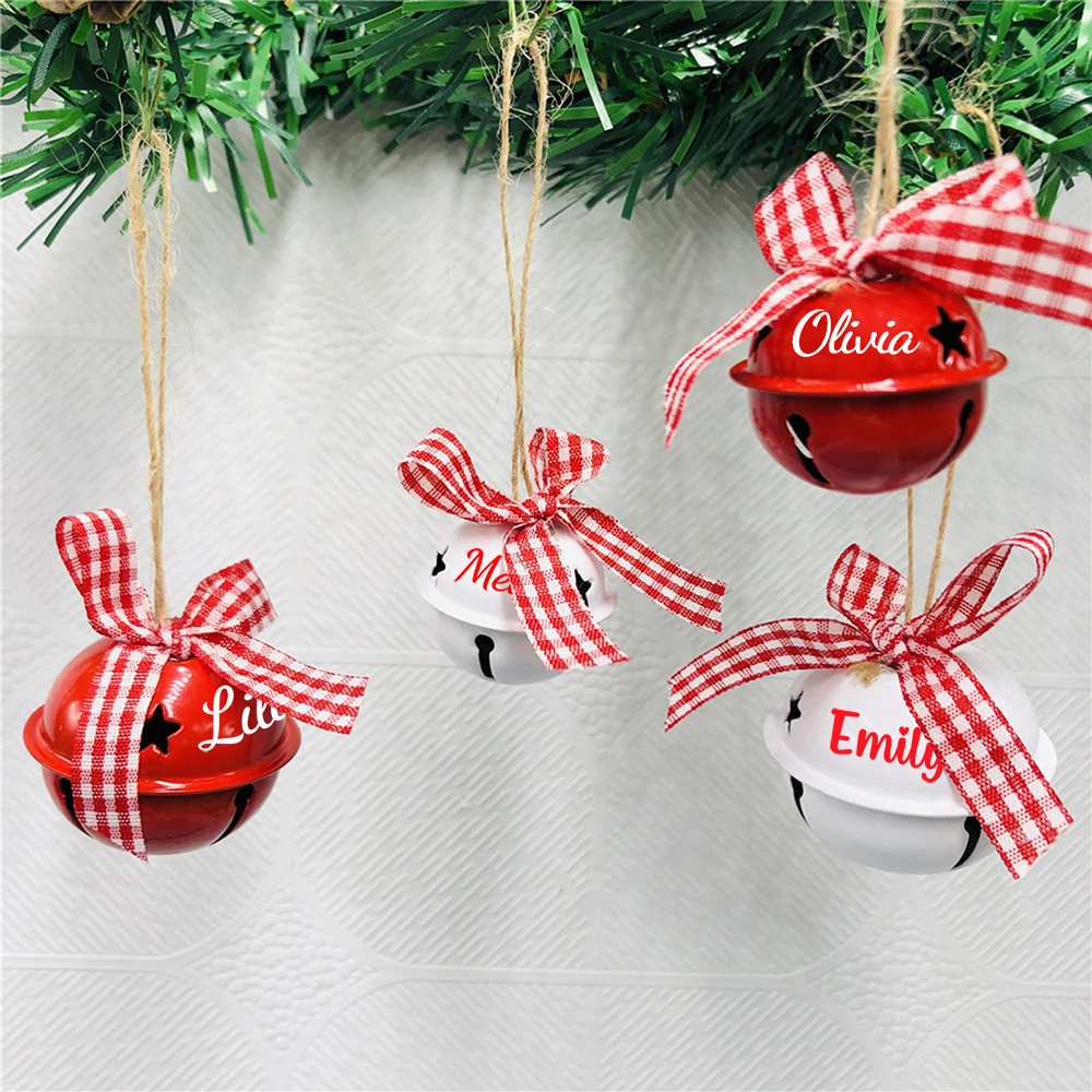 Personalized Jingle Bell Christmas Tree Ornament | MCGift193