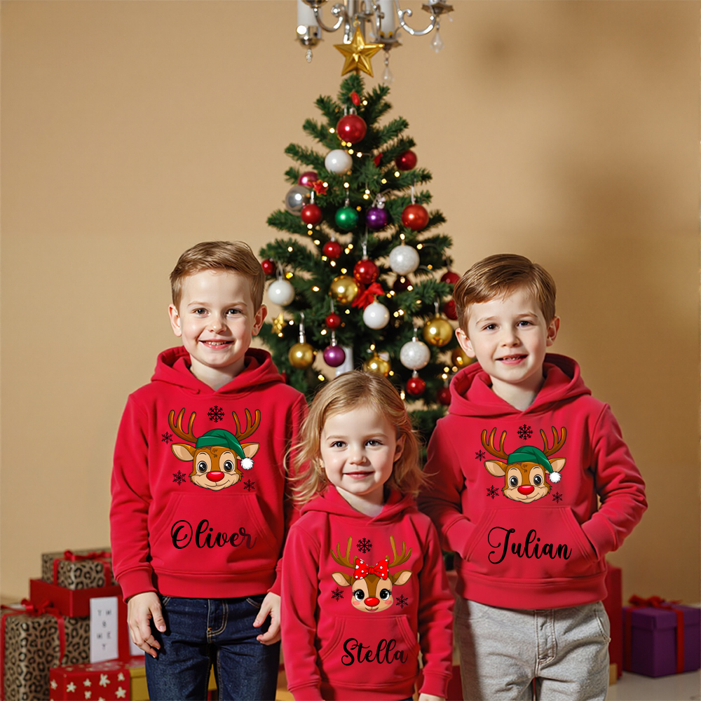 Personalized Kids Lovely Christmas Hoodie | InSweatshirt81
