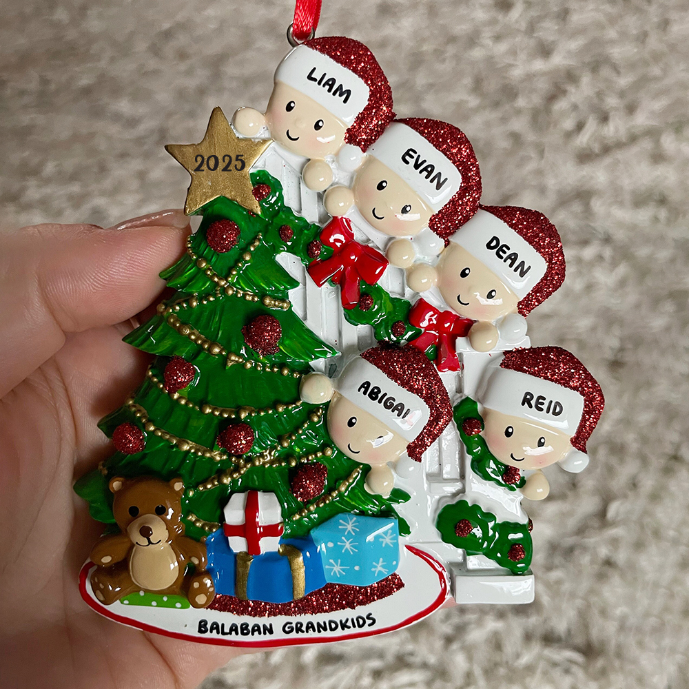 Personalised Christmas Tree Family Ornament | MCGift203