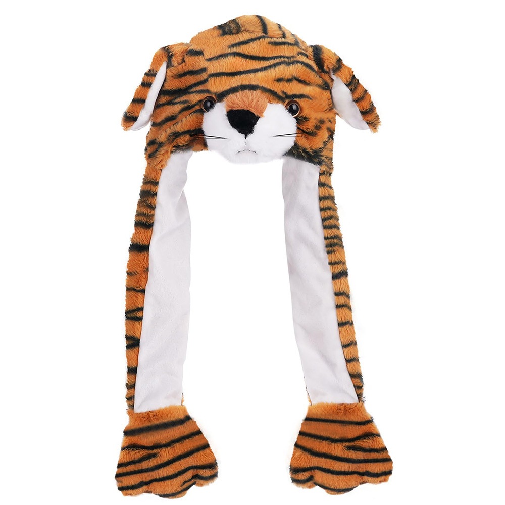 Personalized Embroidery Funny Ears Moving Plush Hat | HSKid79