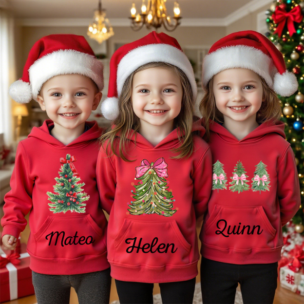 Personalized Kids Lovely Christmas Hoodie | MCGift226