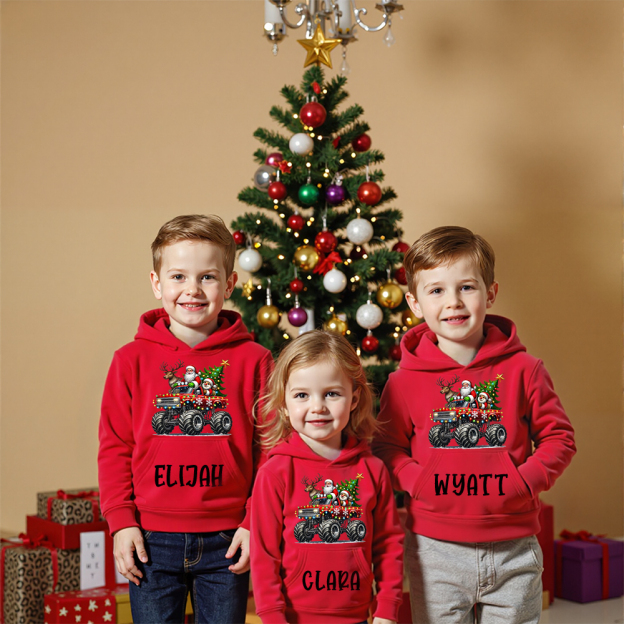 Personalized Kids Lovely Christmas Hoodie | MCGift227