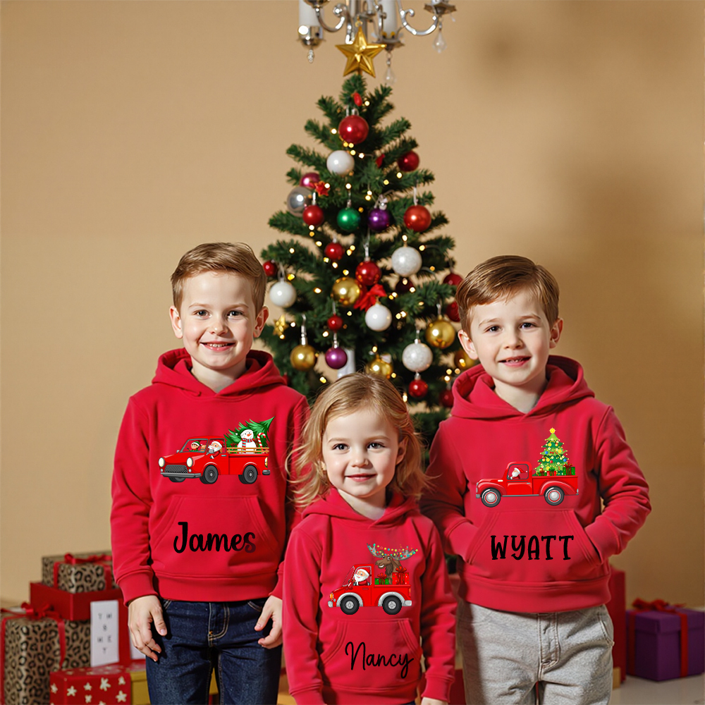 Personalized Kids Lovely Christmas Hoodie | MCGift229