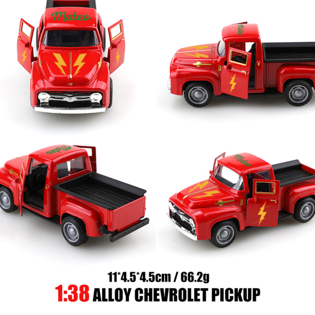 Personalized Toy Pickup Truck Custom Name & Pattern | CWToy167