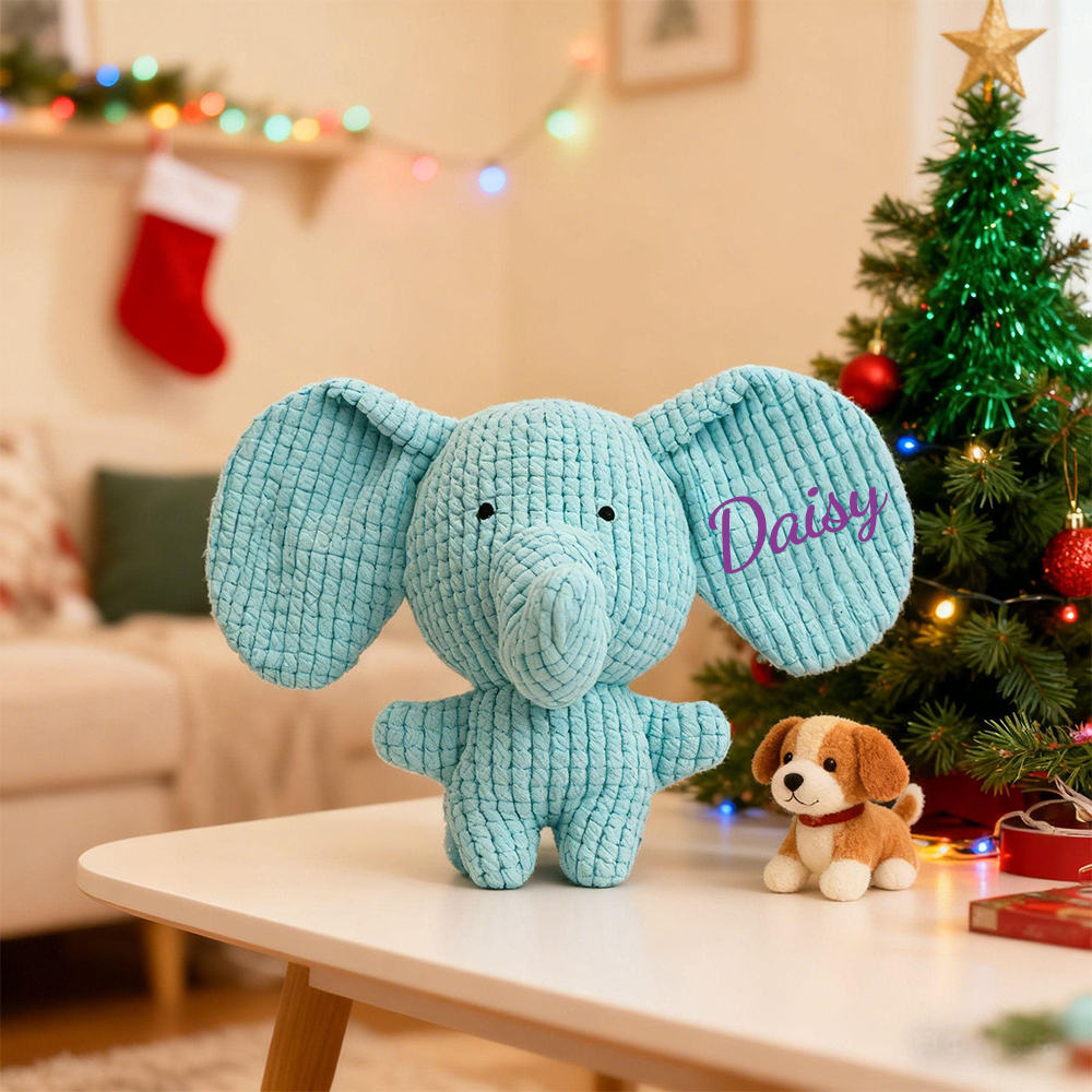 Personalized Pet Unique Elephant Squeaky Toy | BKPet294