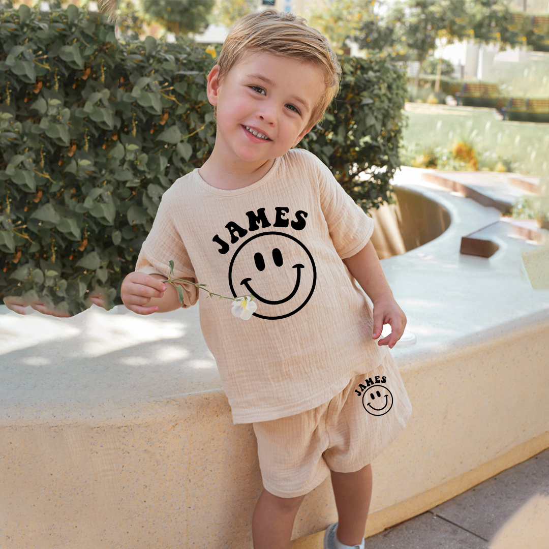 Personalized Baby Cotton Cozy Soft Outfit Set | CWBaby382