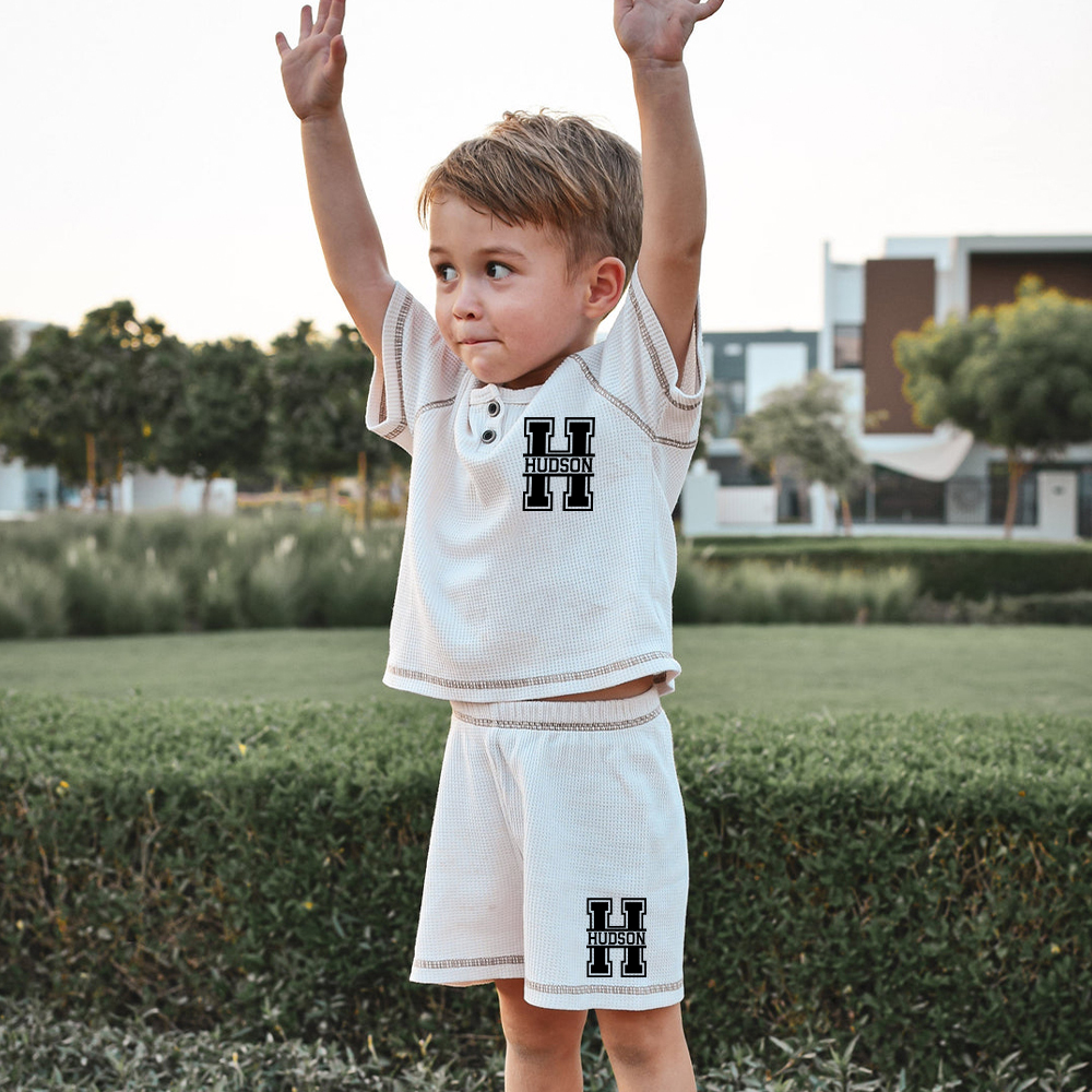 Personalized Baby Cotton Cozy Soft Outfit Set | CWBaby383