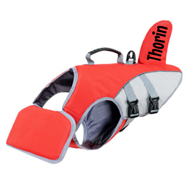 Personalized Pet Outdoor Swimming Life Shark Vest | BKPet311