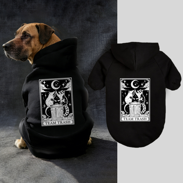 TEAM TRASH Puppy Hoodie | BKPet322