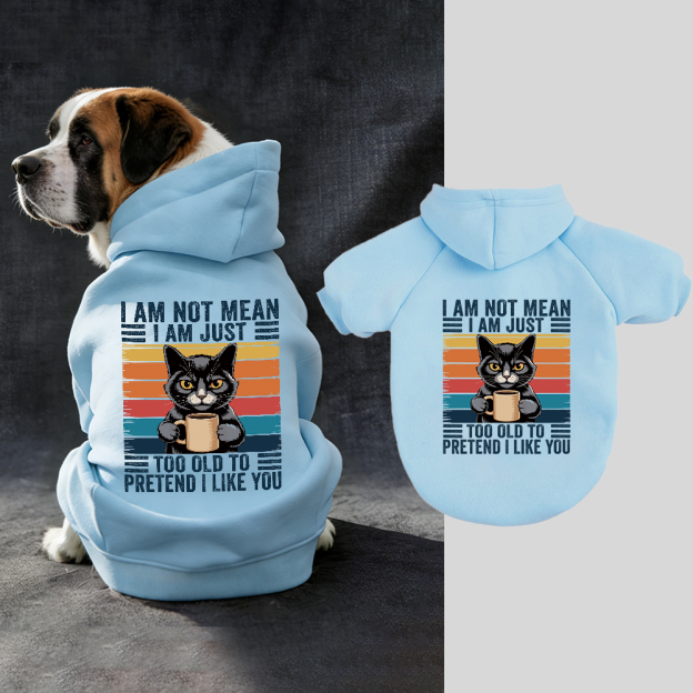 I AM NOT MEAN Puppy Hoodie | BKPet329
