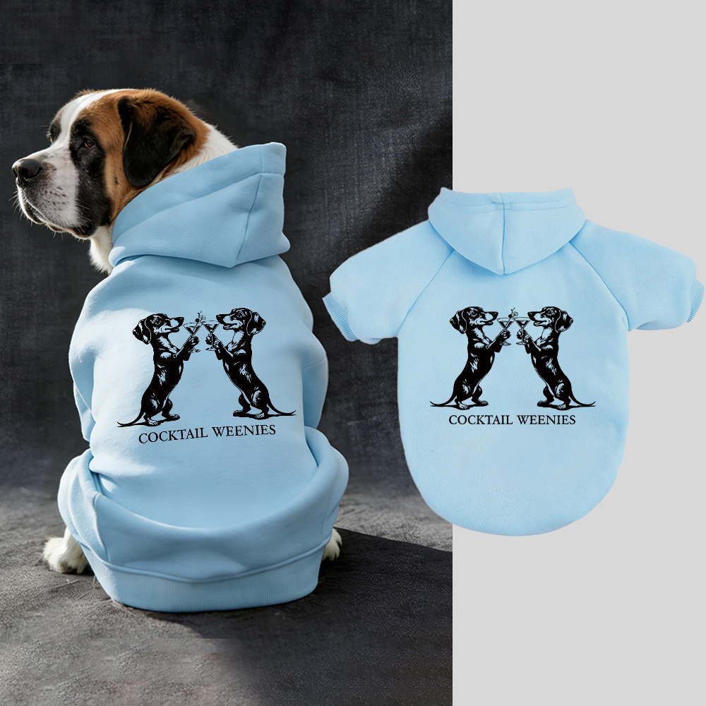 COCKTAIL WEENIES Puppy Hoodie | BKPet337