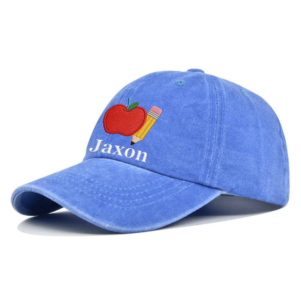 Personalized Embroidery Cute Icon Summer Baseball Hat For Kid | Hskid82