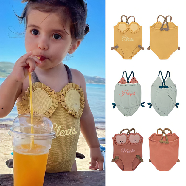 Personalized Embroidery Original Lovely Fruit Swimsuit for Summer | CWBaby56