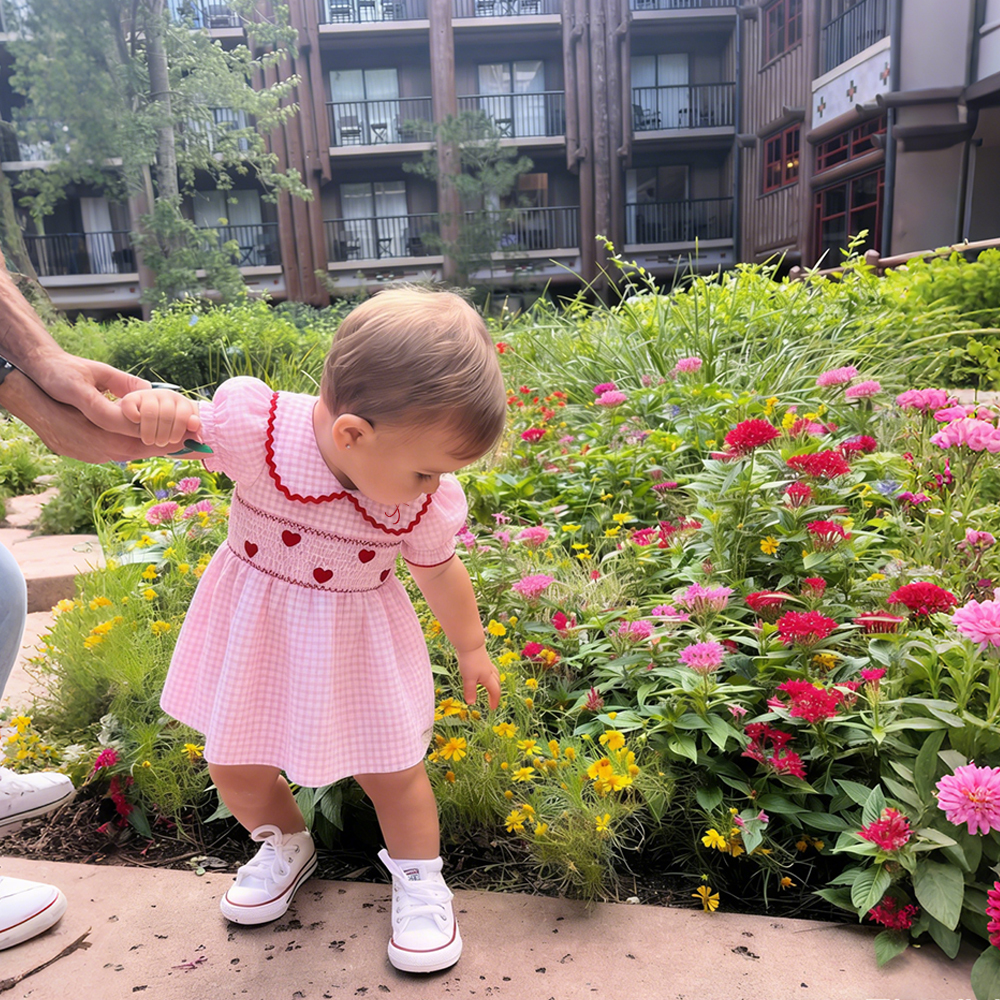 Personalized Baby Girl Valentine's Day Lovely Dress | ValGift15