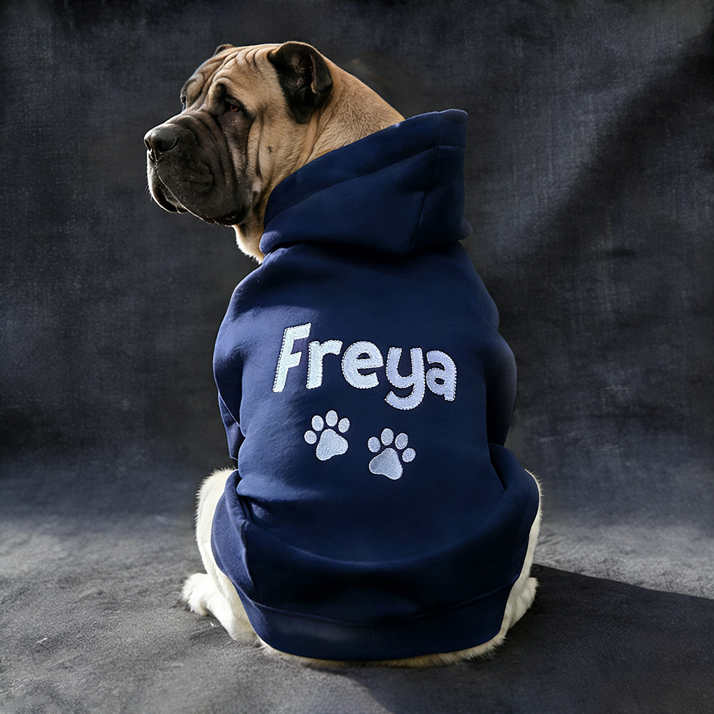 Personalized Embroidered Pet Comfortable Soft Hoodie | BKPet419
