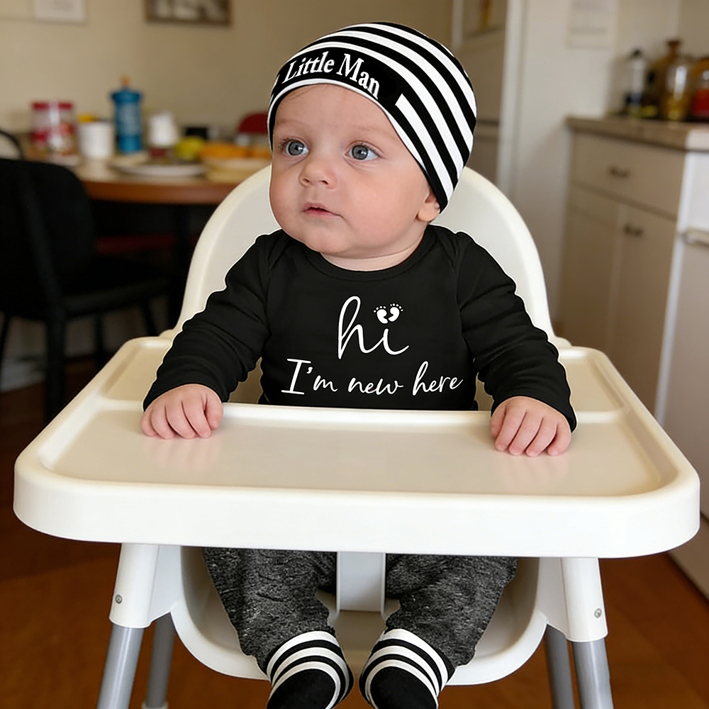 Personalized Little Man Coming Home Outfits Set | CWBaby451