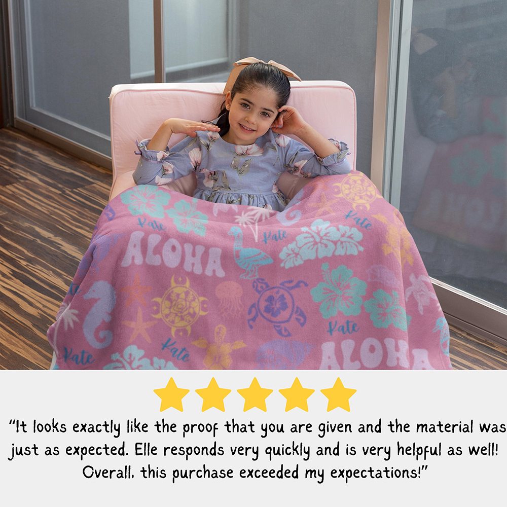 Personalized Lovely Kid Blanket for Comfort & Unique | BKKid188