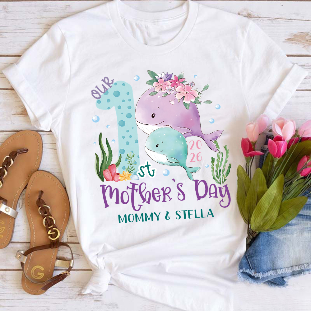 Personalized First Mother's Day Mommy and Baby Outfit | CWFamily129