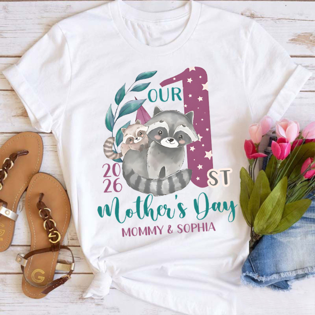 Personalized First Mother's Day Mommy and Baby Outfit | CWFamily131