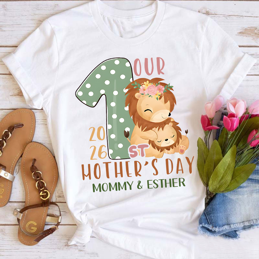 Personalized First Mother's Day Mommy and Baby Outfit | CWFamily132