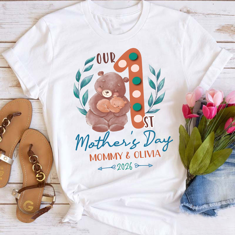 Personalized First Mother's Day Mommy and Baby Outfit | CWFamily136