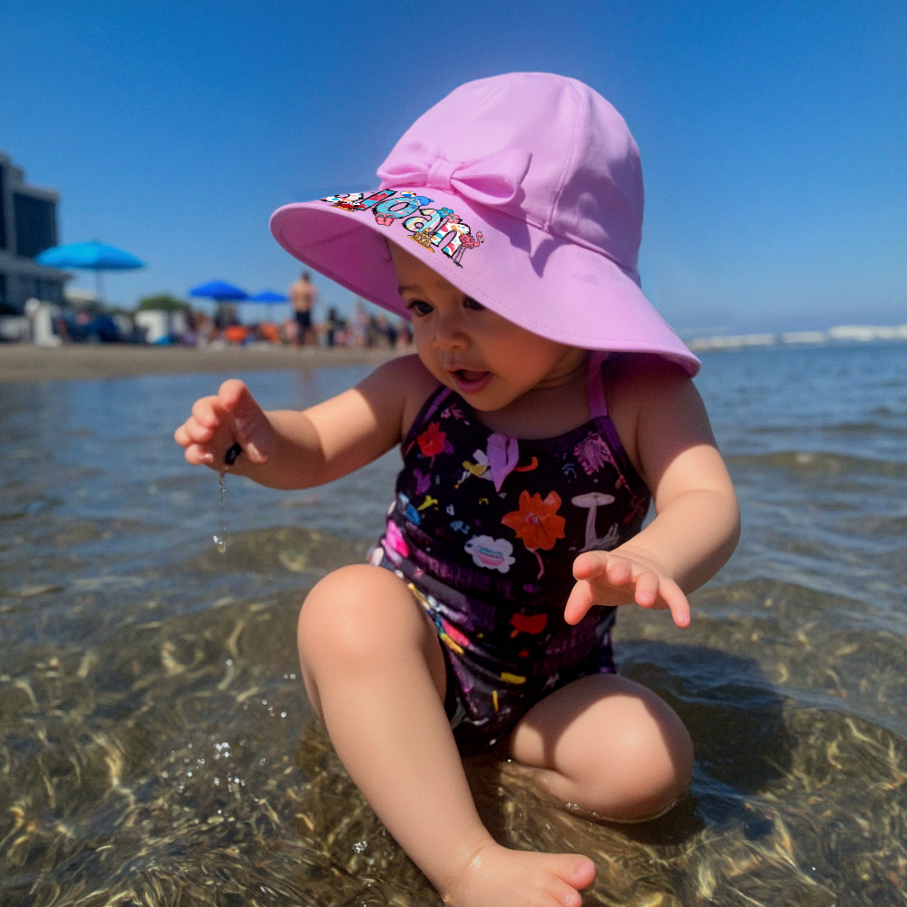 Personalized Lovely Bowknot Bucket Hat for Comfort & Unique | CWBeach226