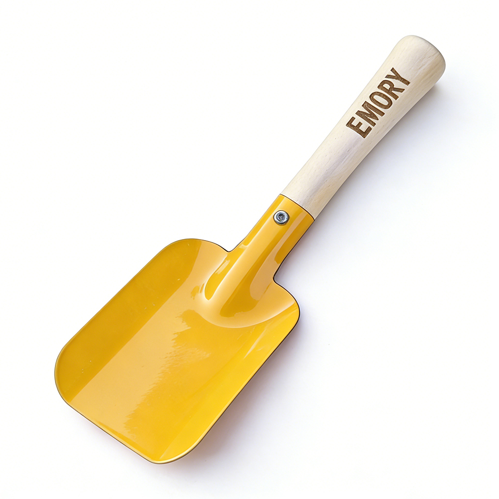Personalized Kid Beach Wooden Handle Metal Shovel | CWBeach229