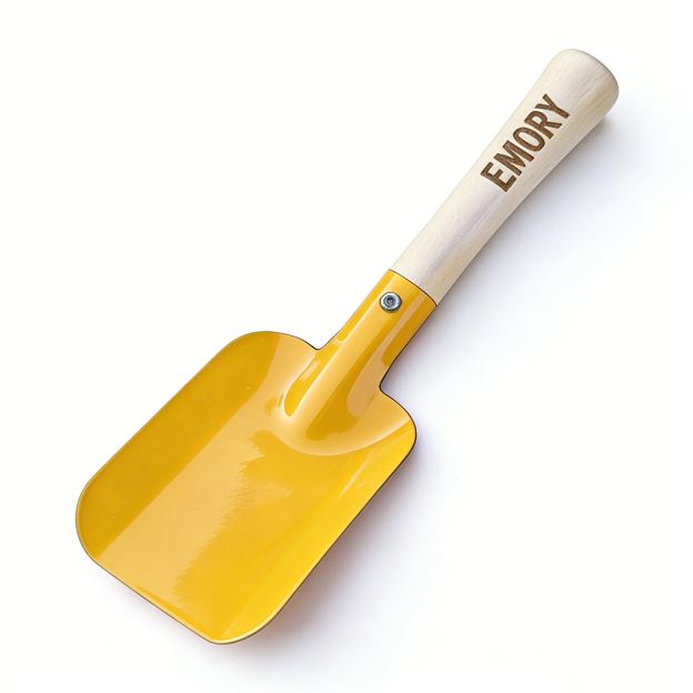 Personalized Kid Beach Wooden Handle Metal Shovel | CWBeach229