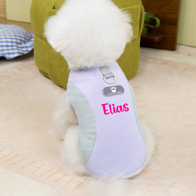 Personalized Breathable Pet Summer Cool Mesh Vest | BKPet450