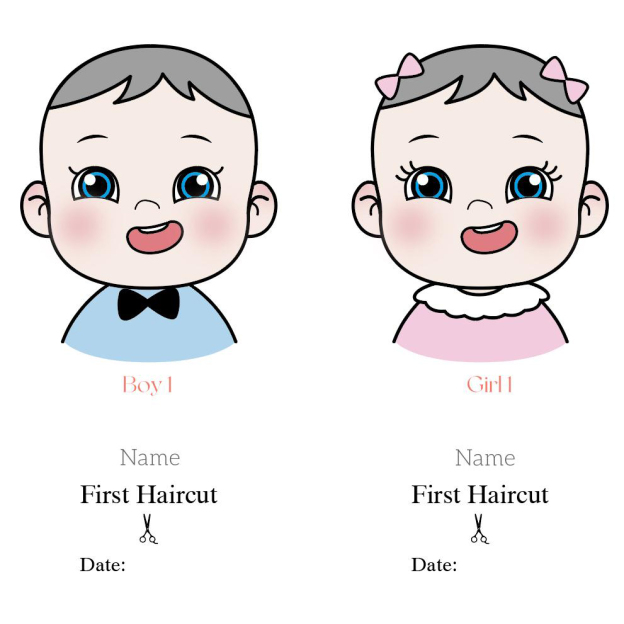 Personalized Wooden First Haircut Keepsake Frame | CWGift51