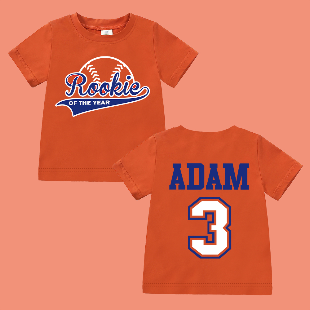 Personalized Basketball Rookie Of The Year Birthday T-Shirt | inBirth10