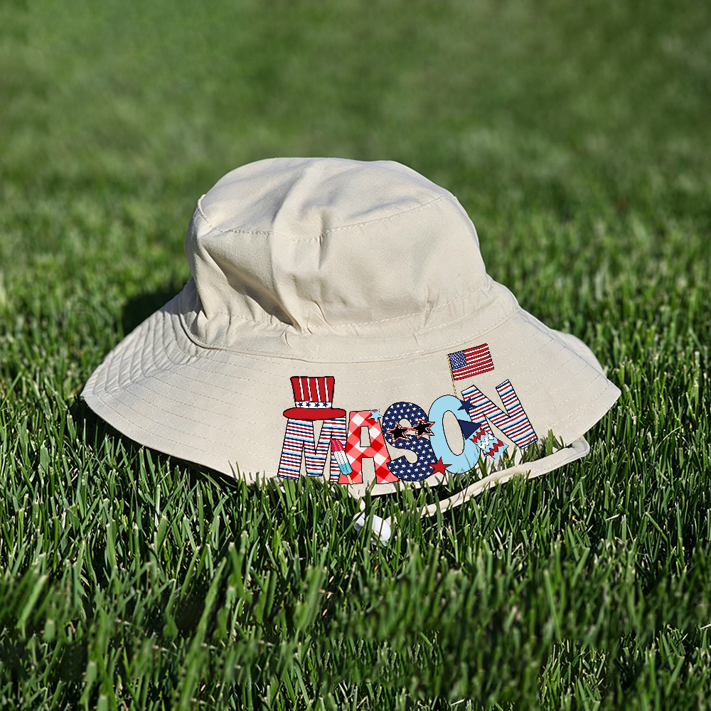 Personalized The 4th of July Bucket Hat & Romper/T-Shirt | CWBaby485