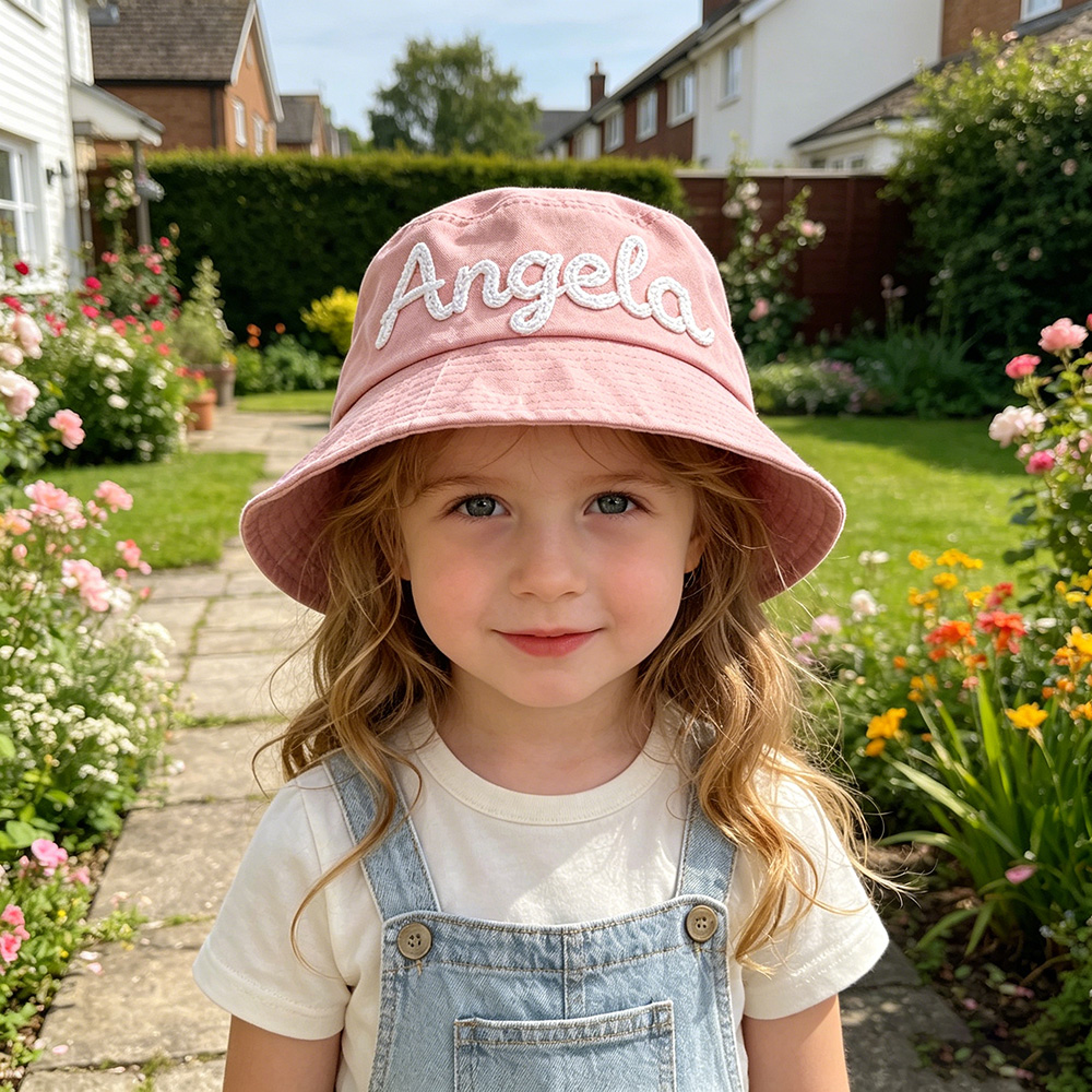 Personalized Embroidery Baby Bucket Hat With Name | CWBeach241