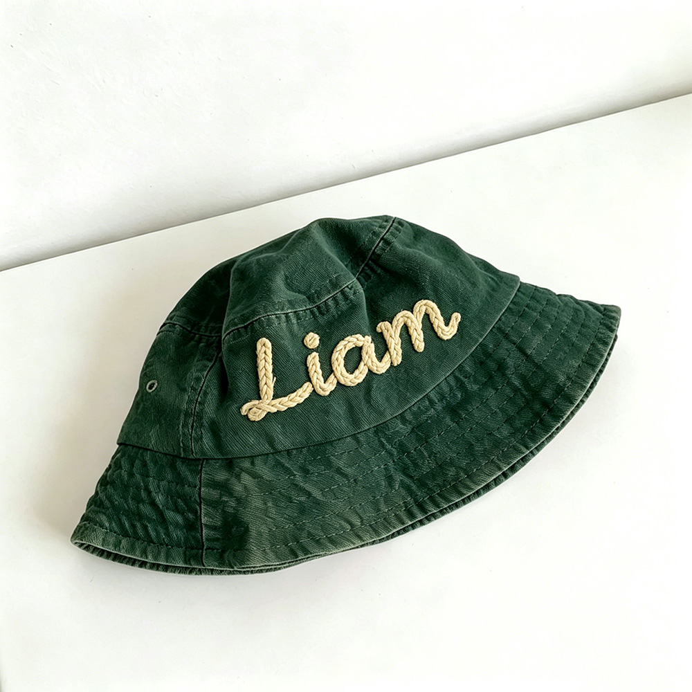 Personalized Embroidery Baby Bucket Hat With Name | CWBeach241