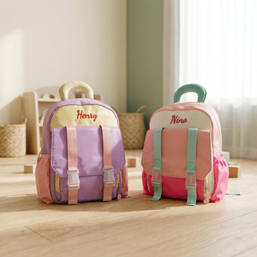 Personalized Embroidery Nylon Kid's Backpack | CWPack359