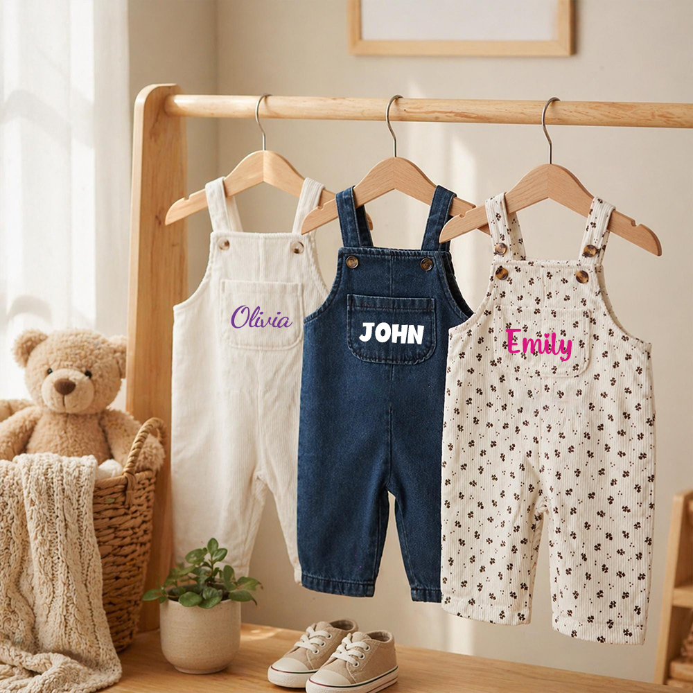 Personalized Baby Classic Adorable Overalls | CWBaby494