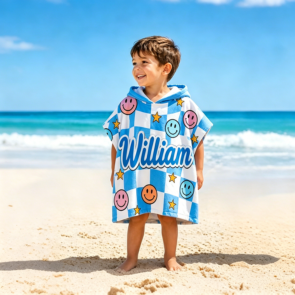 Personalized Hooded Beach Towel for Summer & Beach | CWHTowel50