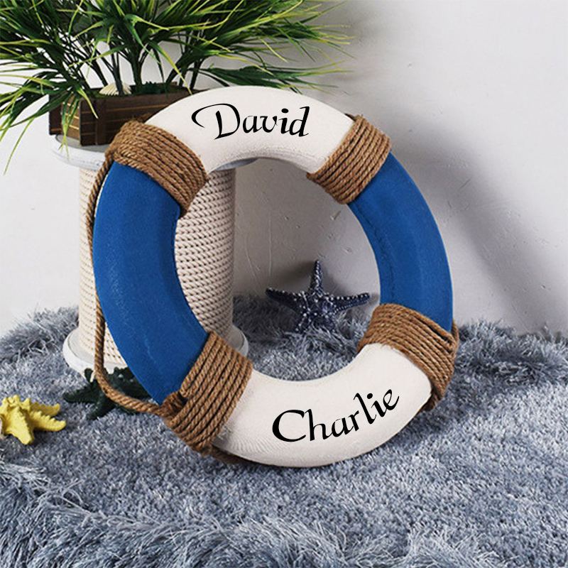 Personalized Nautical Wall Decor Life Ring | CWToy51
