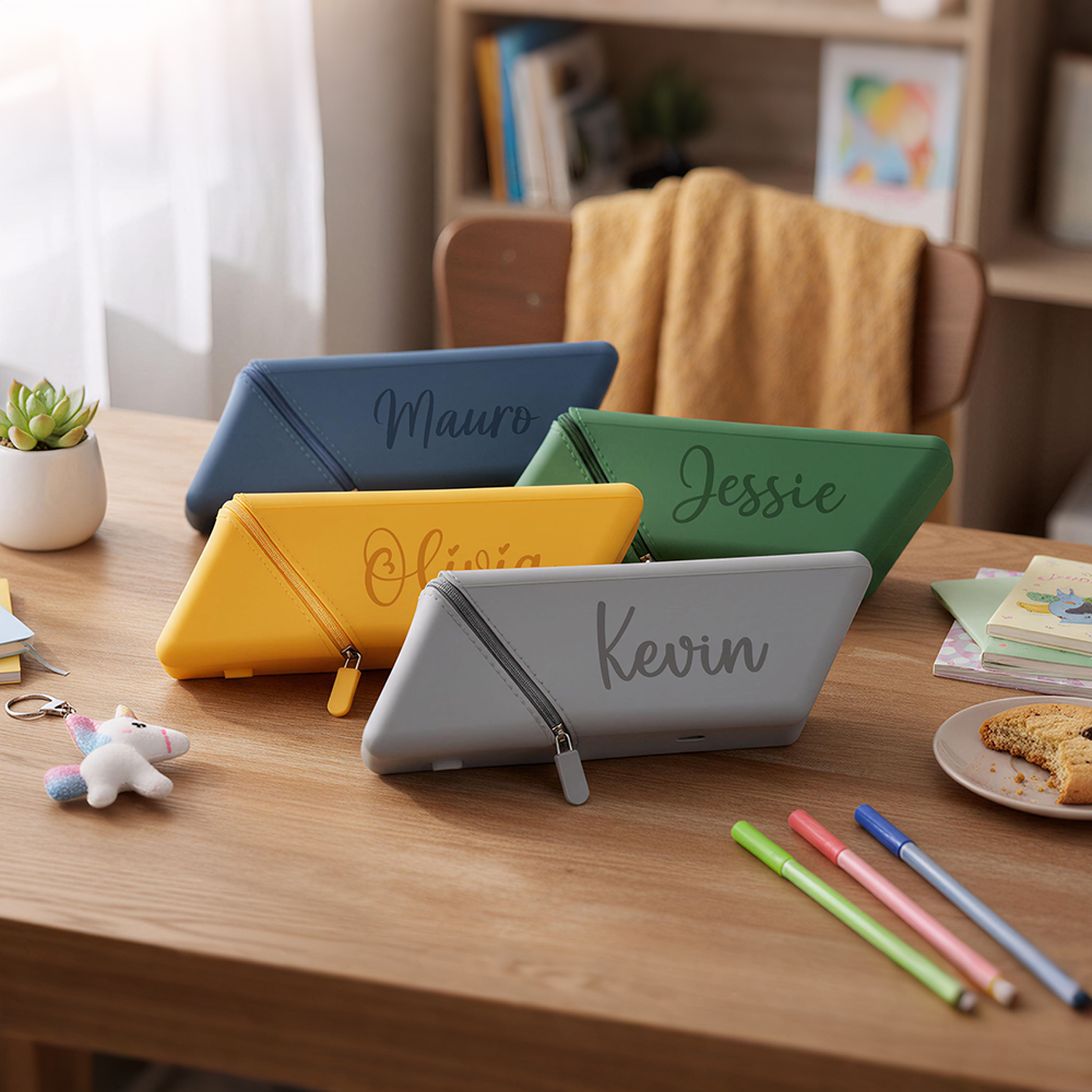 Personalized Kids Soft Silicone Stationery Case | CWPack373