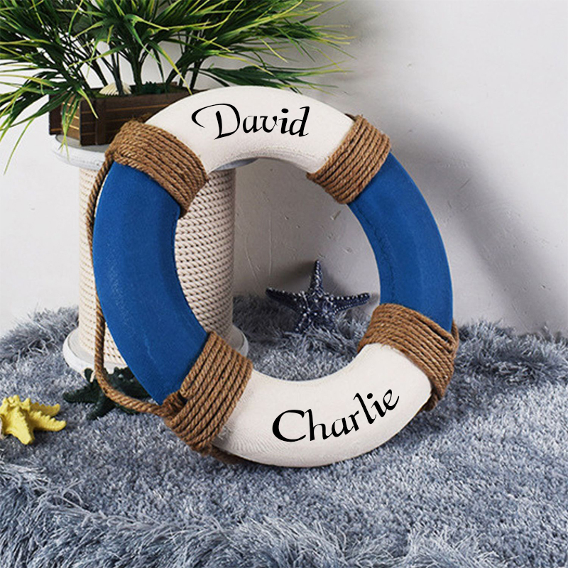 Personalized Nautical Wall Decor Life Ring | CWToy51