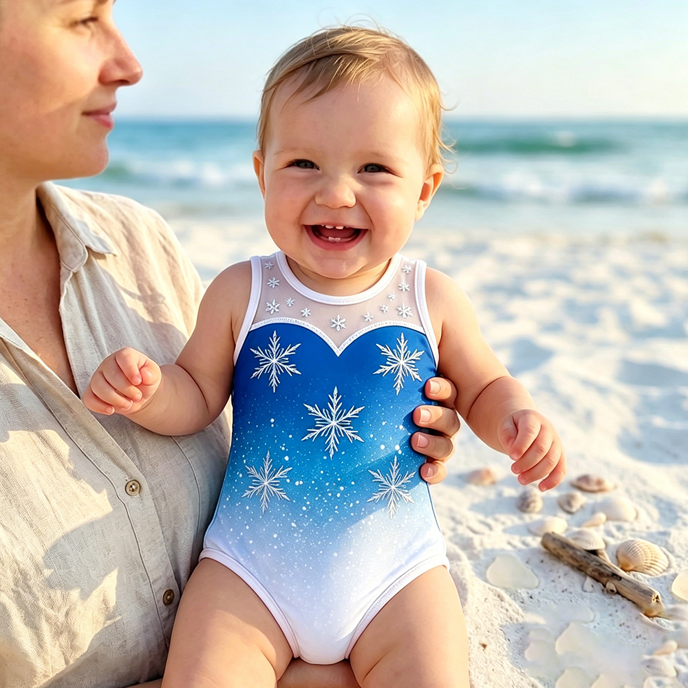 Personalized Ice Princess Swimsuit for Girls | CWBaby511