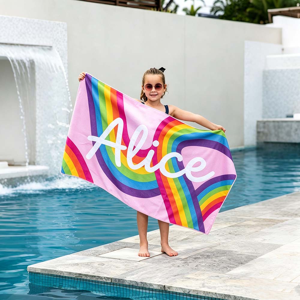 Personalized Lovely Kid Towel for Summer & Beach | CWTowel198