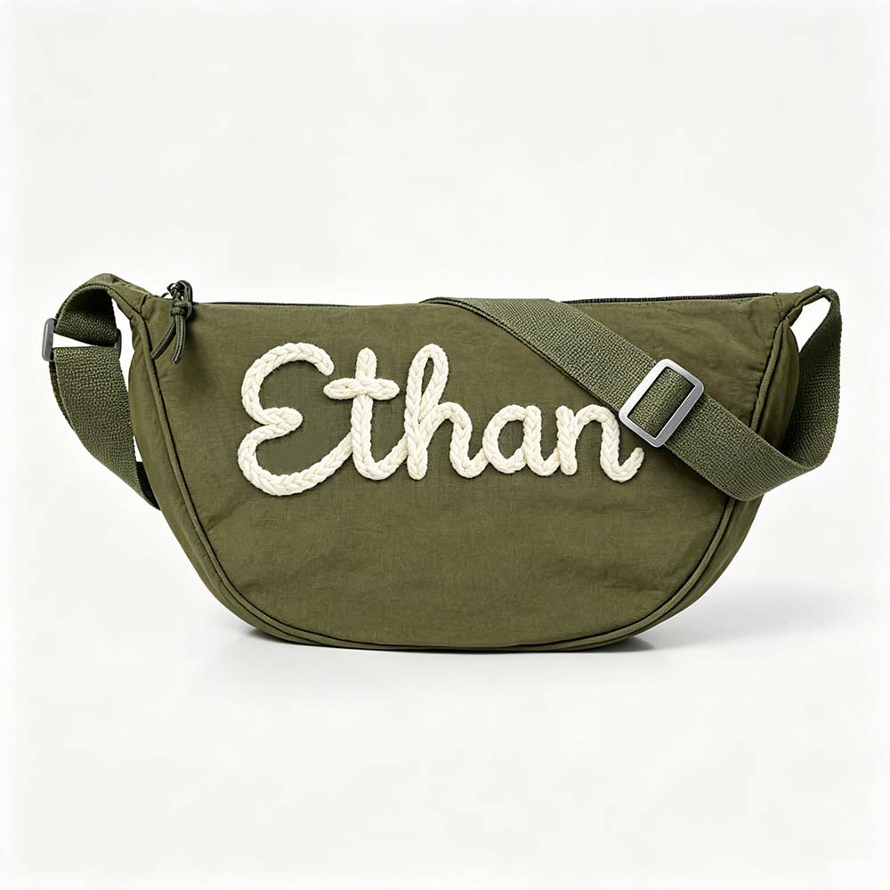 Personalized Hand-embroidered Kids Crossbody Bag | CWPack384