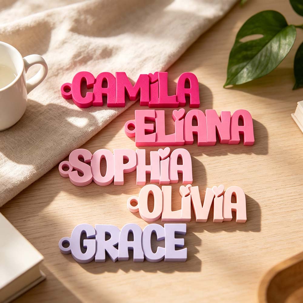 Personalized 3D Printed Name Tag | CWGift78