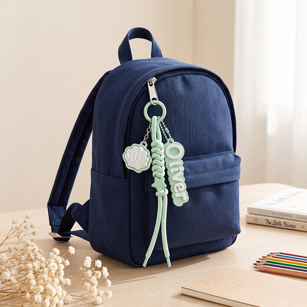 Personalized 3D Printed Name Seashell Keychain with | CWGift83