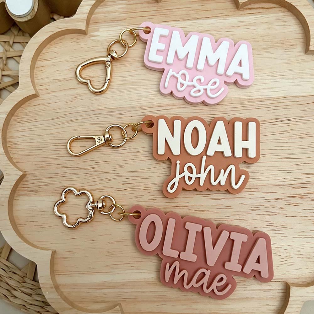 Personalized 3D Printed Backpack Name Tag | CWGift89
