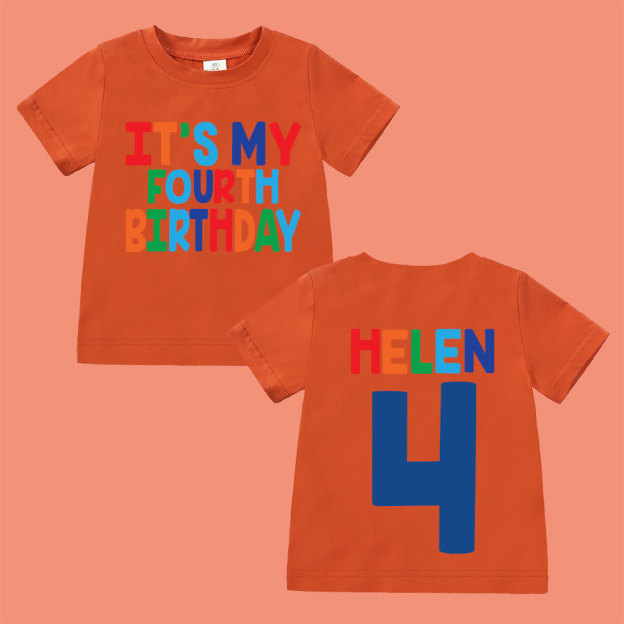 Personalized My First Birthday T-Shirt | inBirth24