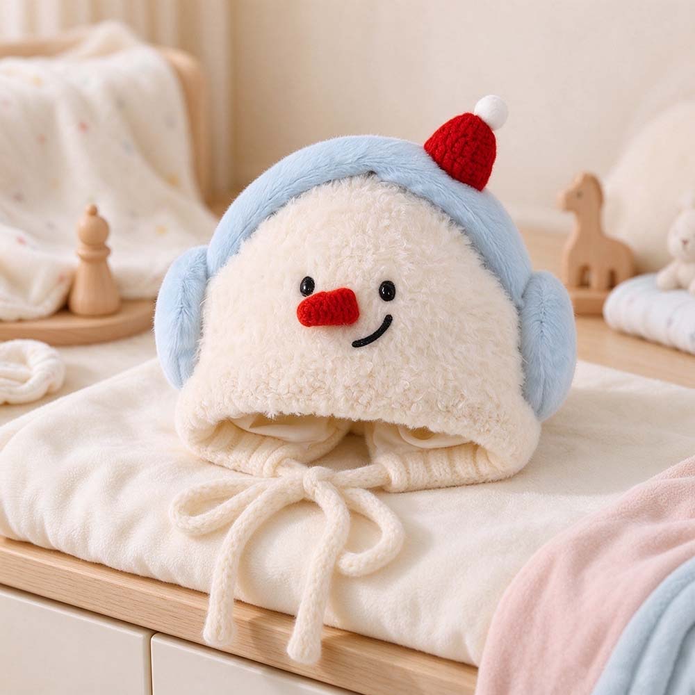 Personalized Embroidered Kids Animal Ear Flap Winter Hat | HSKid107