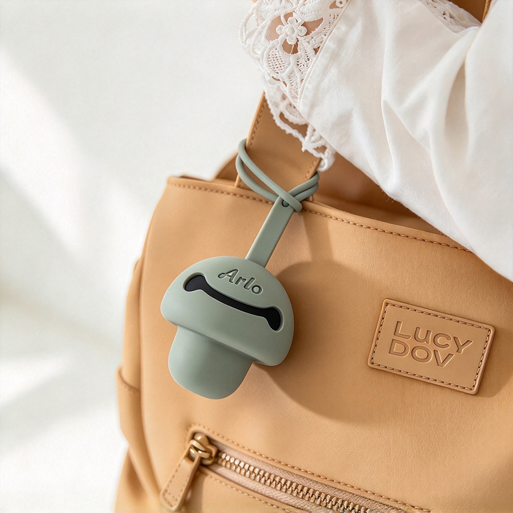 Personalized Baby Mushroom Silicone Pacifier Case | CWBaby559