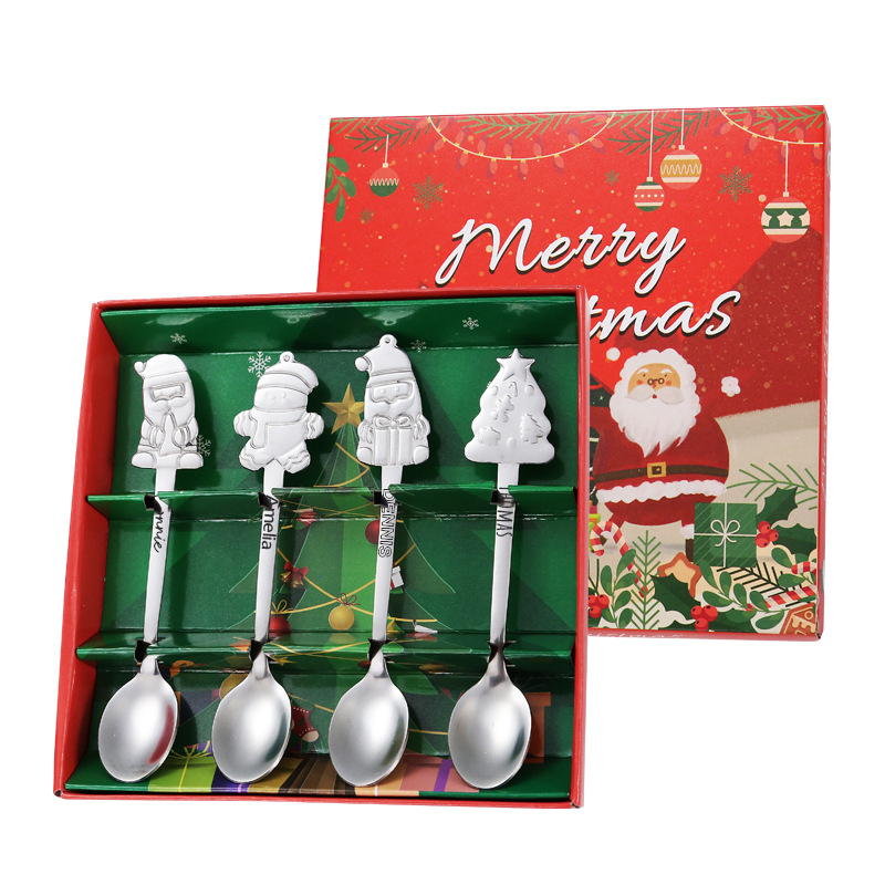Personalized Christmas Spoons Gift Box | MCGift28